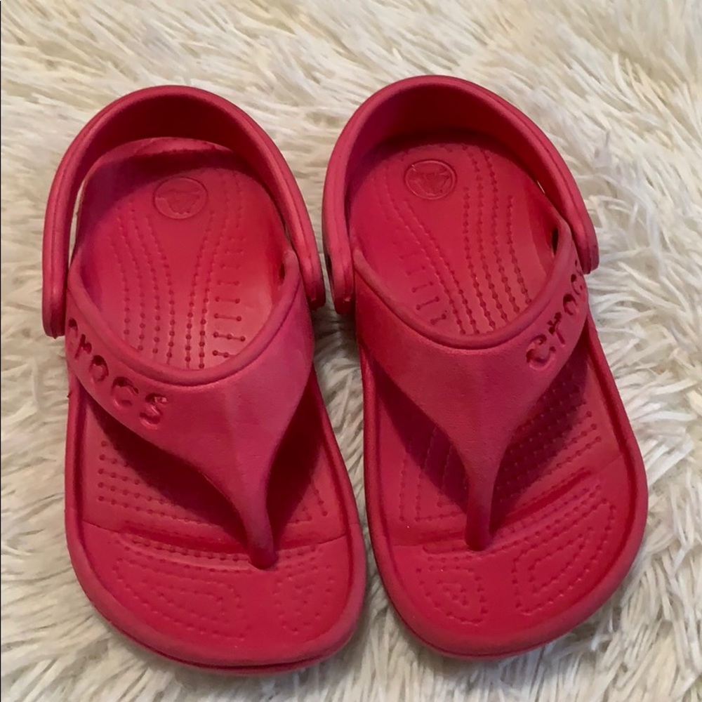 Pink Croc sandals